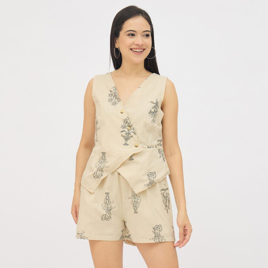 Beige Short Ladies' Co-ord set